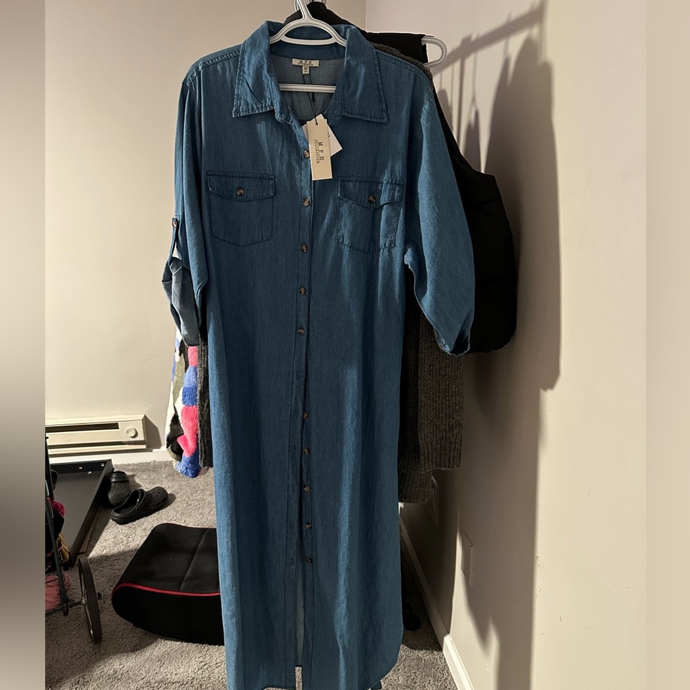 Denim dress